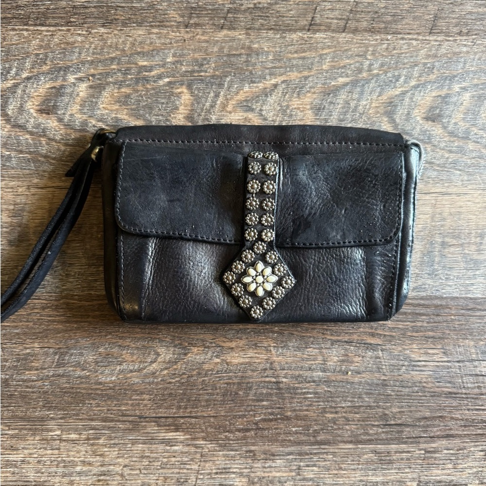 Campomaggi Handrafted Clutch with Wrist Strap